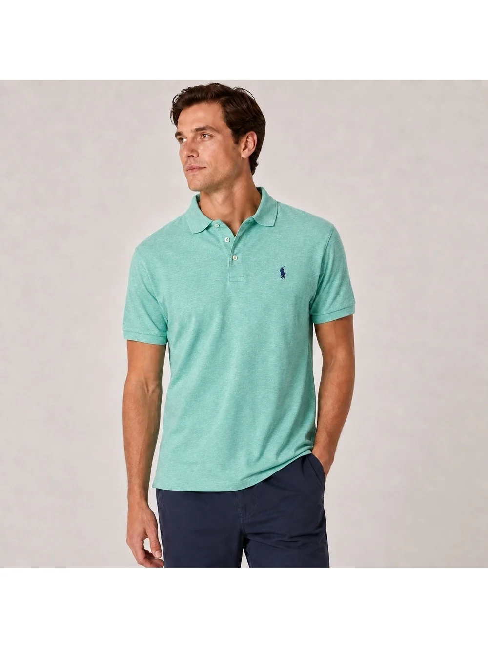 Polo Ralph Lauren Men’s XL Classic Fit Mint Green Cotton Polo Shirt